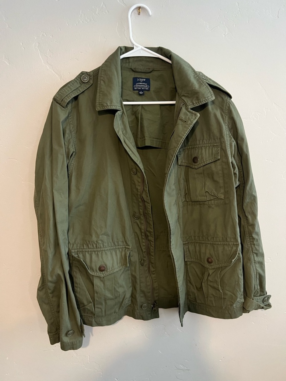 J. Crew Olive Green Military Field Jacket